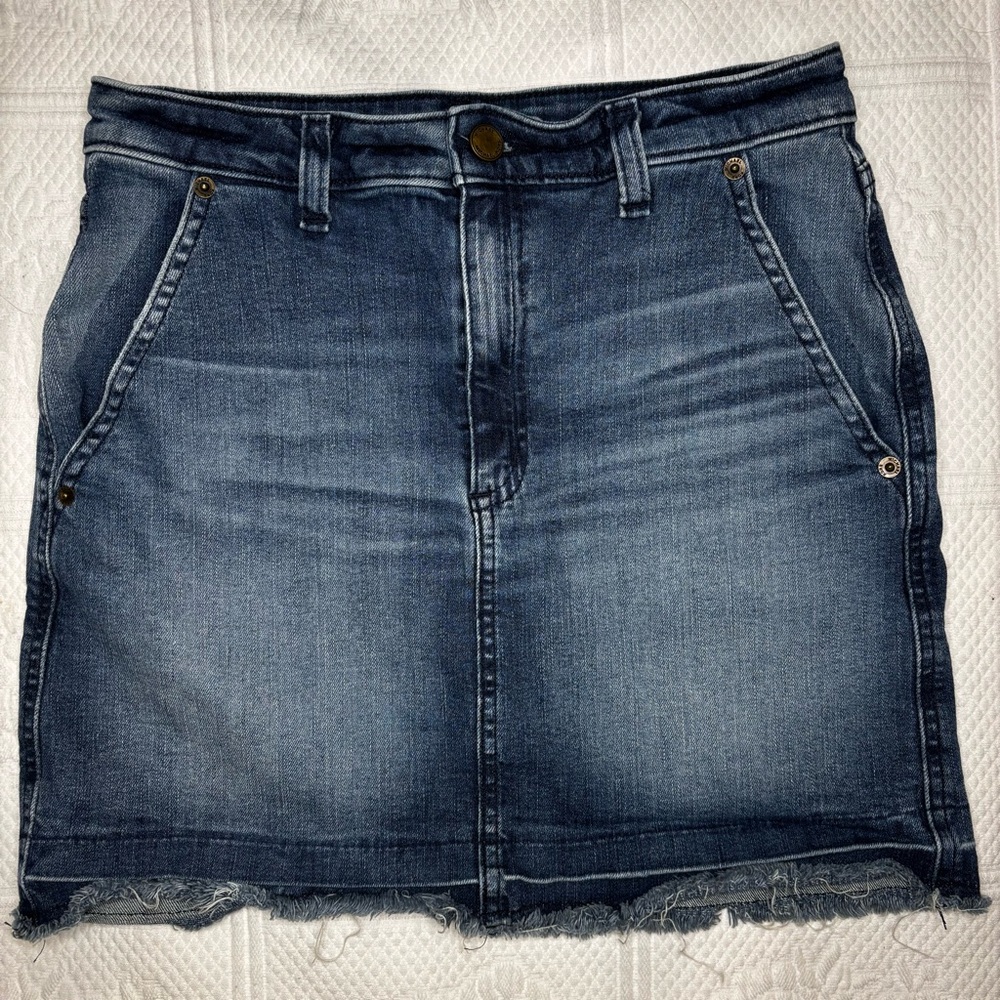 Michael Kors Dark Blue Denim Pencil Skirt